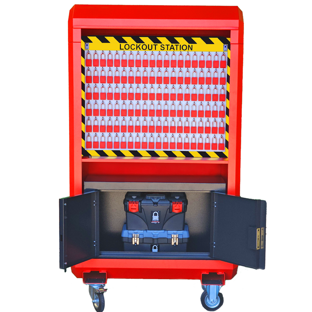 Custom Mobile LOTO Commissioning Station Custom Mobile LOTO Commissioning Station